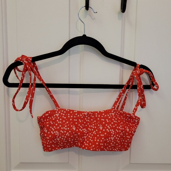 Shein Red and White Flower Bikini - Picture 2 of 7